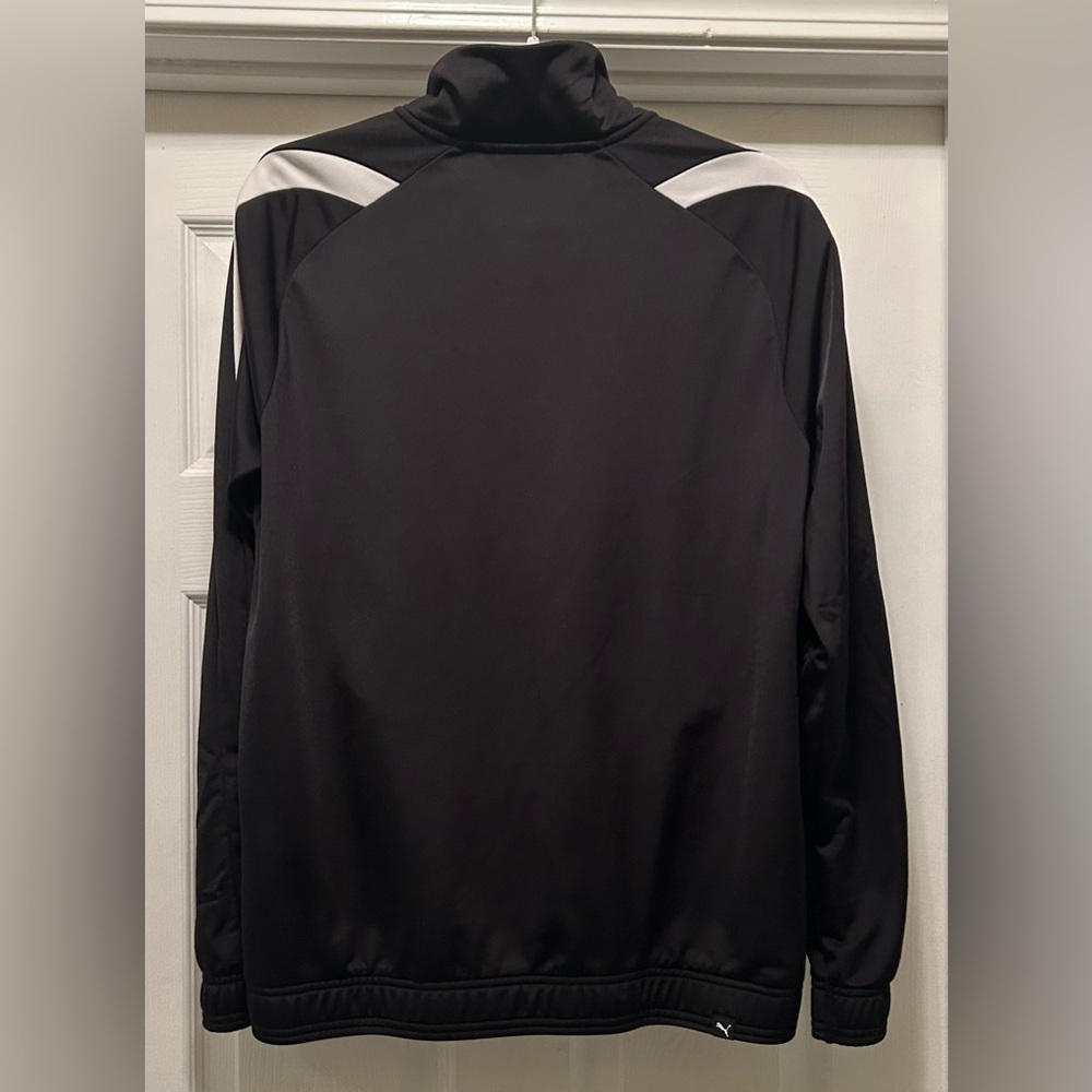 PUMA Men's Black and White Windbreaker - Picture 5 of 5